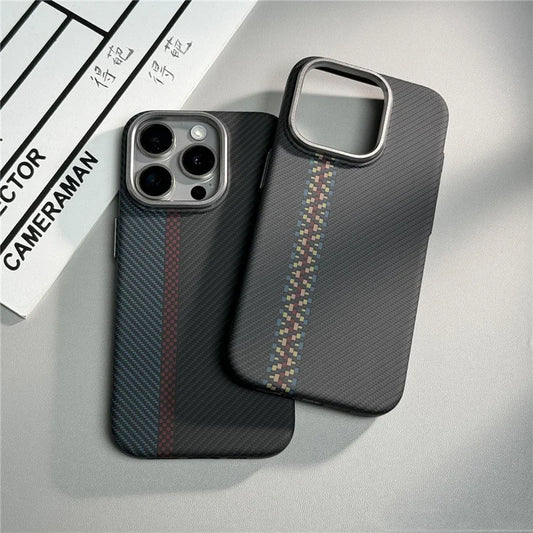 Turbo Grip Carbon Fiber MagSafe Case for iPhone