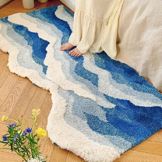 OceanBreeze Flocking Rug