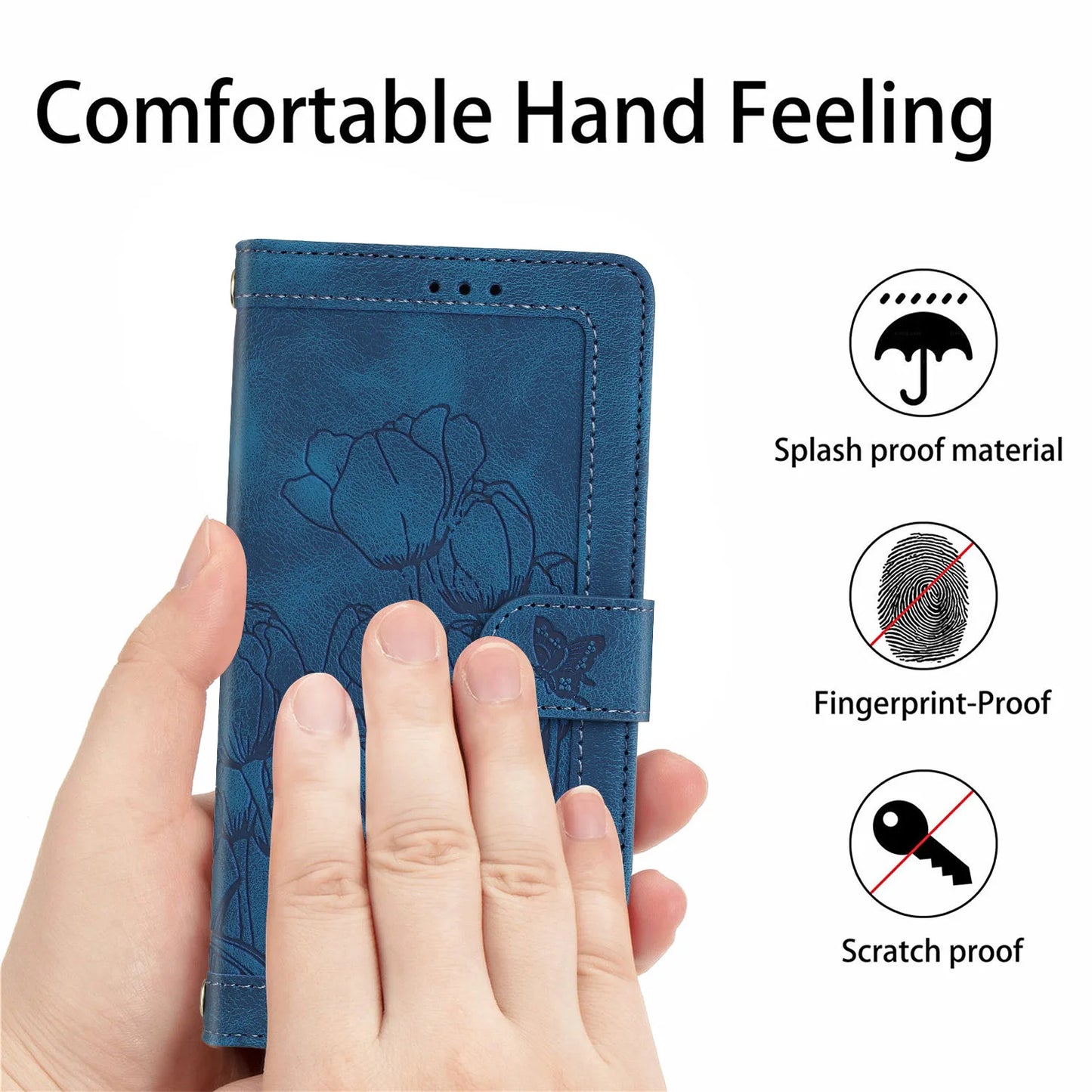 UrbanZ Samsung Galaxy A Series Leather Wallet Cover